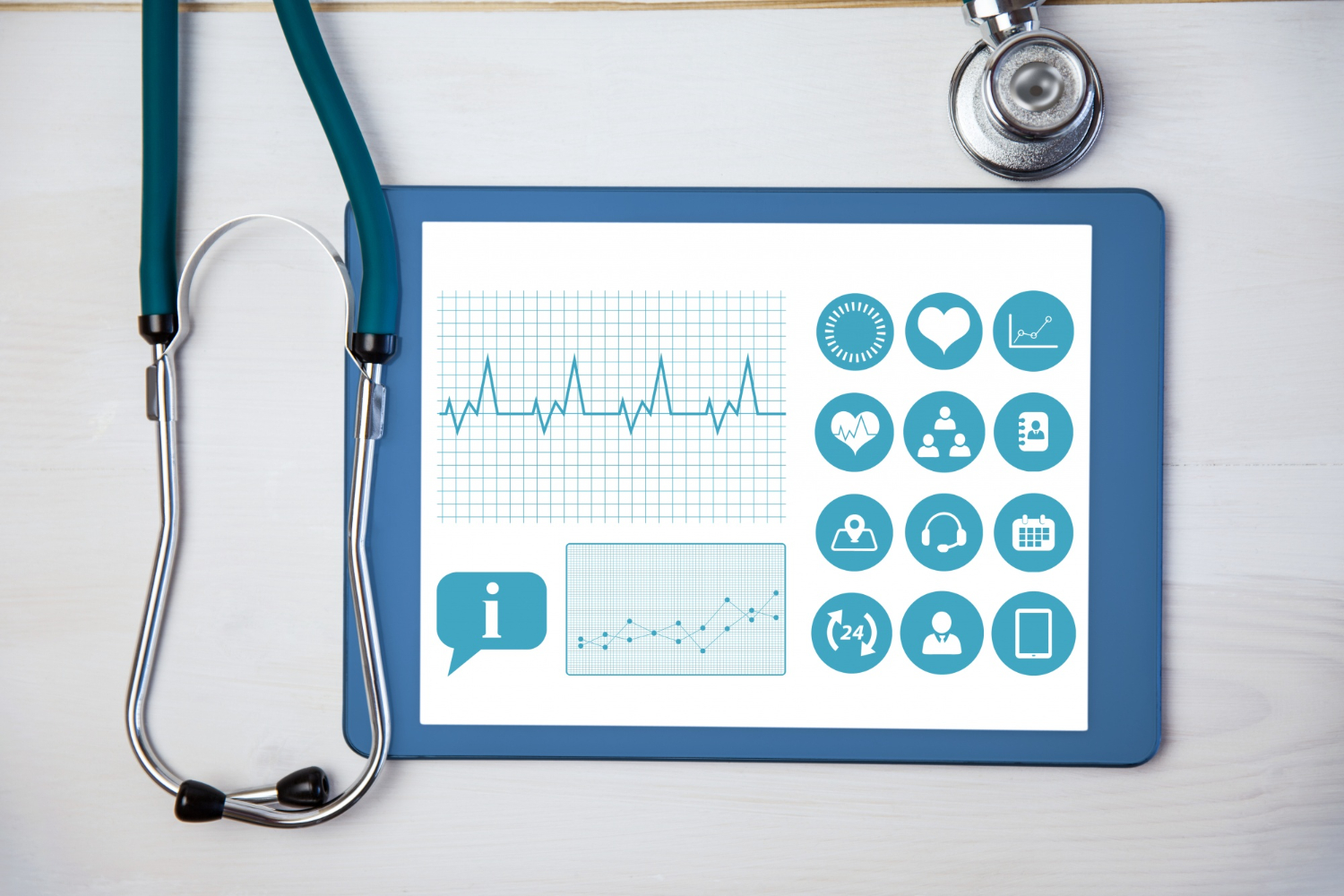 Tablet medical application and health interoperability